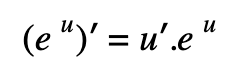 derivada da exponencial